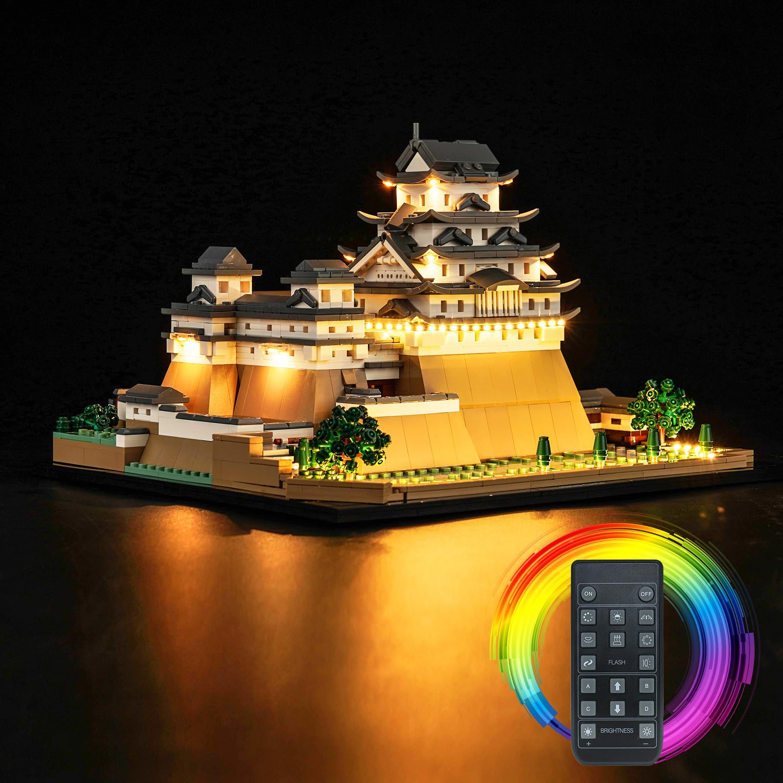 Led Light Kit for Lego Himeji Castle 21060, Led Lighting Set for Lego 21060 Architecture Himeji Castle Set - Not Include Models, Just Light Kit