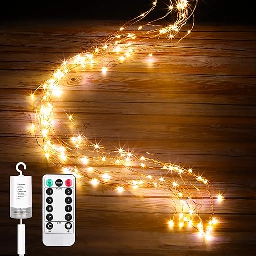 100 leds luces de cadena led idesion luz de cadena al aire libre luces navidenas de hadas a bateria para decoracion de la fiesta bodas