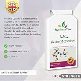 Supplement Tree NAC N-Acetyl-Cysteine 600mg 120 Capsules Vegan Formula view 3