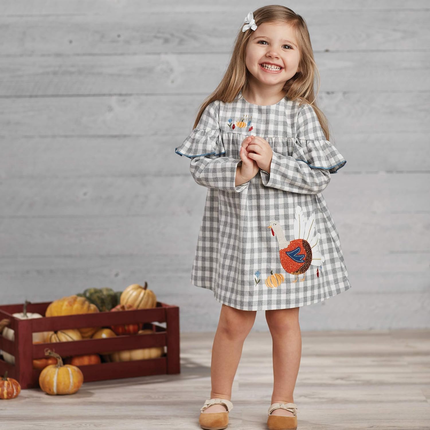 Mud Pie Baby Girls' Turkey Dress: Clothing