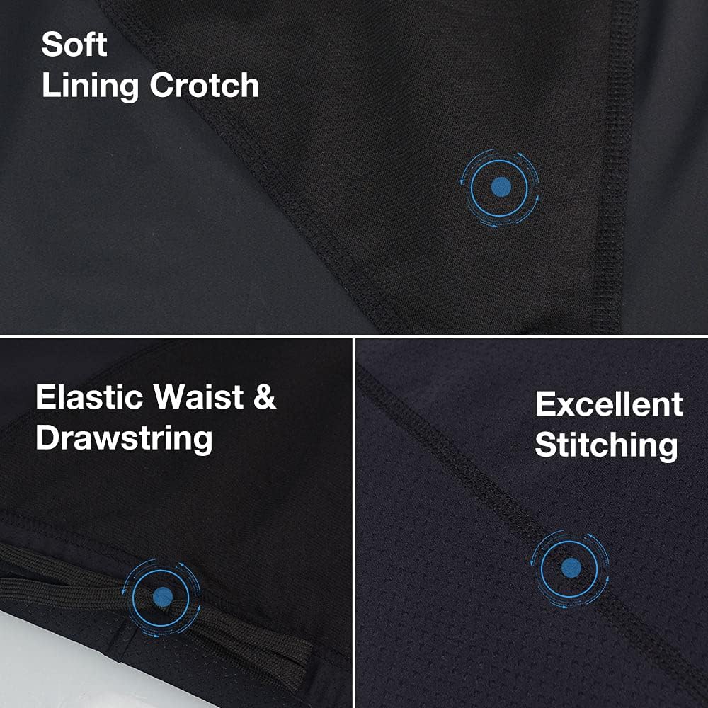 OMID Men's Swimming Jammers Endurance+ Quick Dry Swimsuit Solid Swim Jammers for Men: Clothing