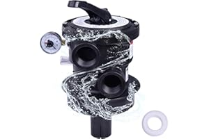 SP0714T Top-Mount Multi Port Valve Compatible with Hayward VariFlo, Replacement for Hayward Above-Ground Pro or VL Series San