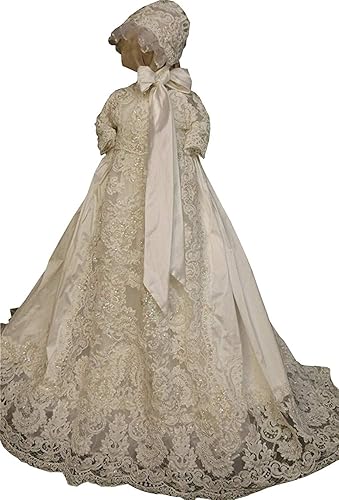 Amazon.com: Newdeve White/Ivory Beading Lace Babies ...