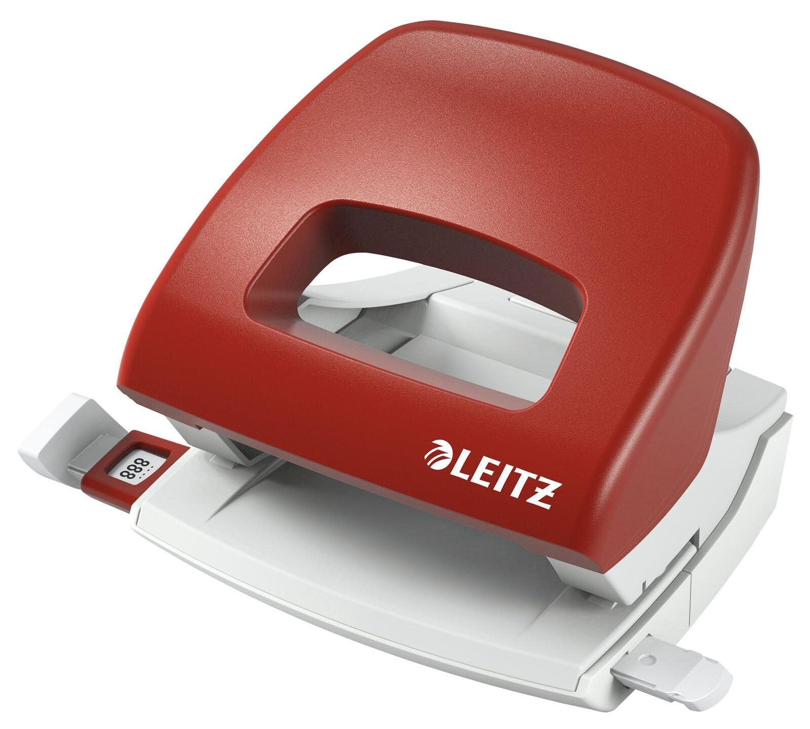 Esselte Leitz 50380025 NeXXt Hole Punch Capacity 16 Sheets Small Red
