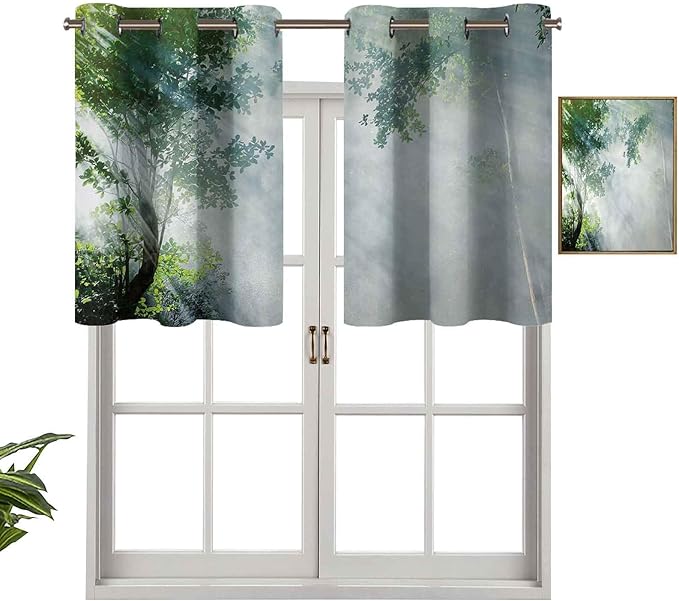 Hiiiman Cenefa moderna para ventana, diseño de rayos de sol entre