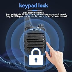 Retevis RT22 Walkie Talkies, Mini 2 Way Radio
