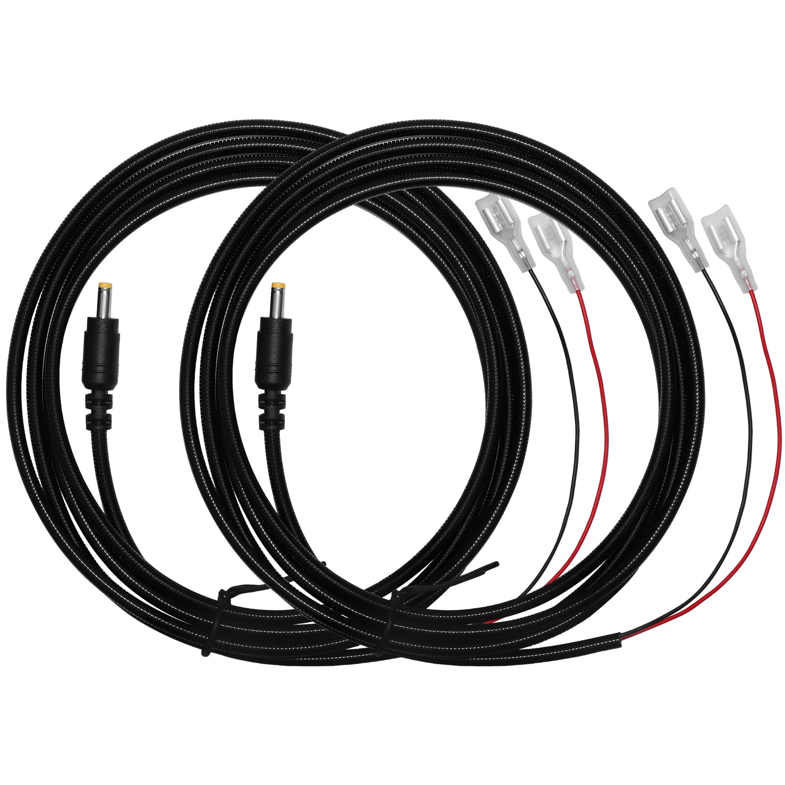 Photo 1 of 2 Pcs 4.0x1.7mm DC Plug Durable Chew-Resistant Power Cable for Trail Camera,Compatible with Tactacam Reveal X XB SK,Wise Eye,Spartan Gocam,Covert Cameras,Snyper Cameras,Etc. Trail Camera Power Cord