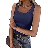 ANRABESS Womens Sleeveless Scoop Neck Tank Top Ribbed Fitted Summer Basic Slim Cute Tops 2026