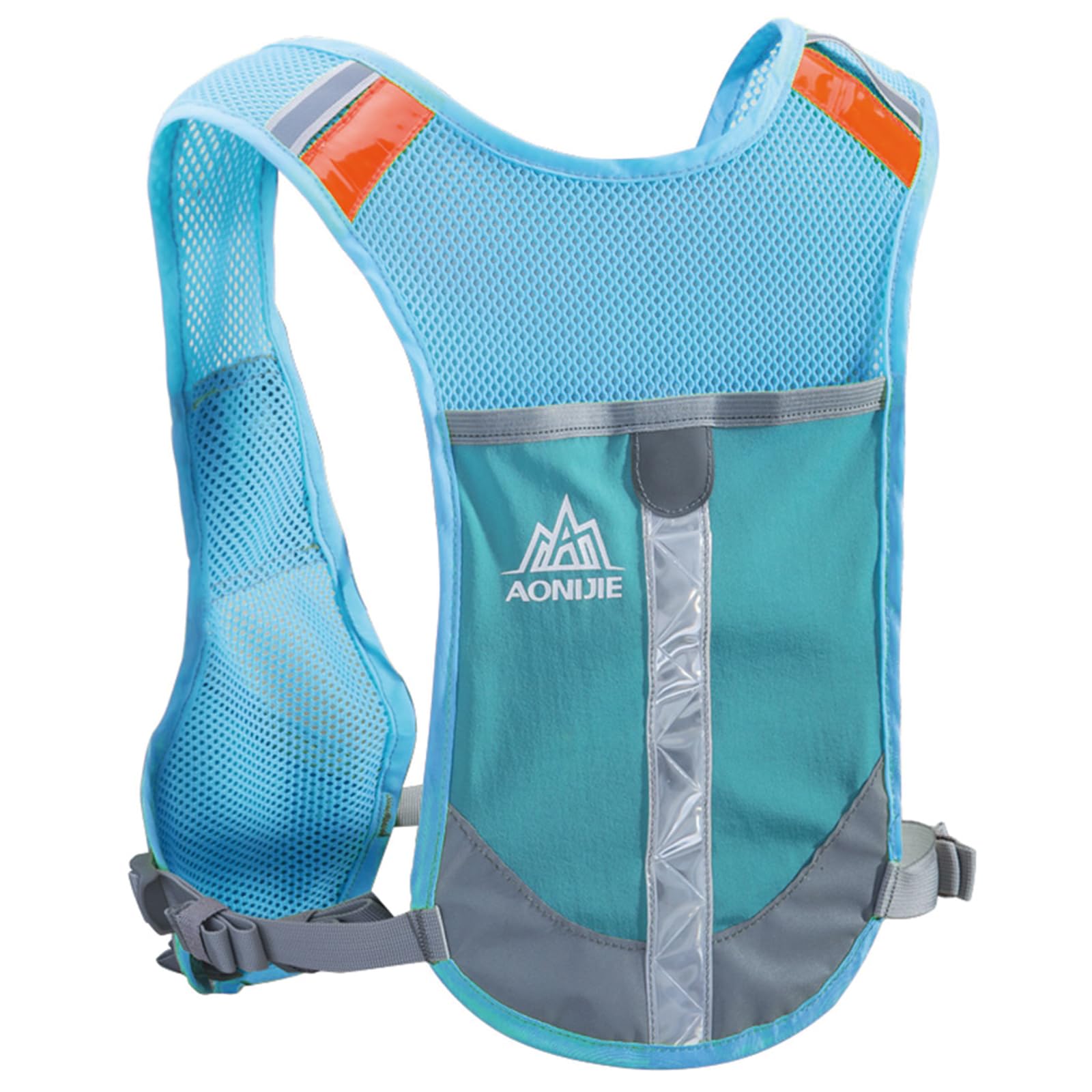 TRIWONDER Running Vest Women Men Reflective Hydration Running Backpack Water Vest Hydration Pack for Marathon Hiking Cycling (Blue - Vest)