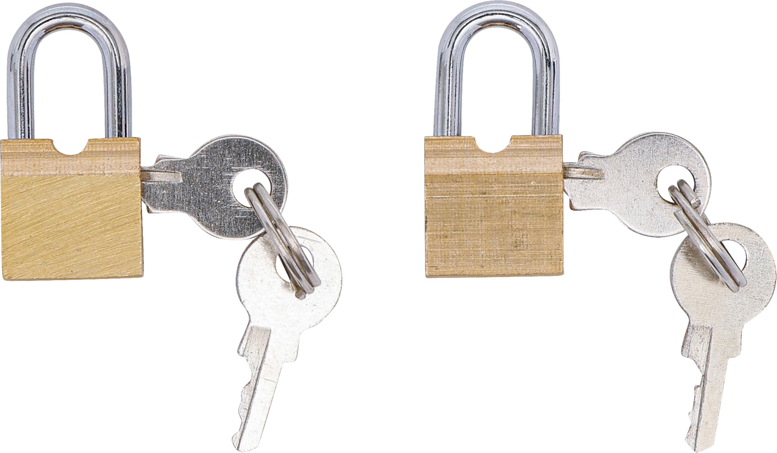BGS Diy 85808 | Luggage Padlock Set | 15 mm | 2 pcs.