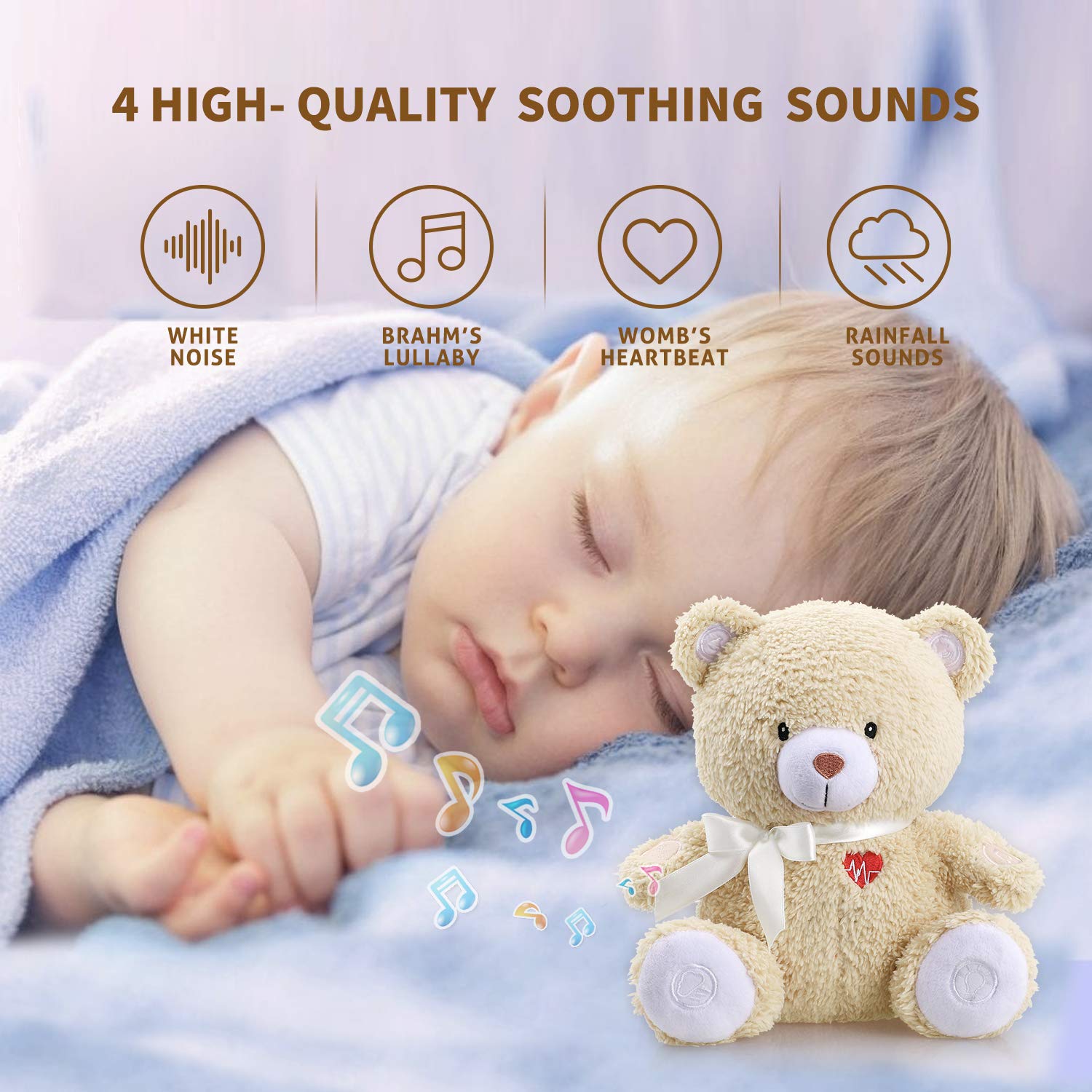 soothing heartbeat sound for babies
