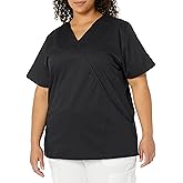 WonderWink Women's Wonderwork Women's Mock Wrap Scrub Top
