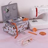 Hobby Gift Medium Sewing Box Organiser Kit with Handle Sausage Dog view 6