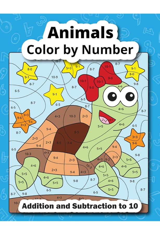 Math Color By Number Pages Color By Number Addition Best Coloring