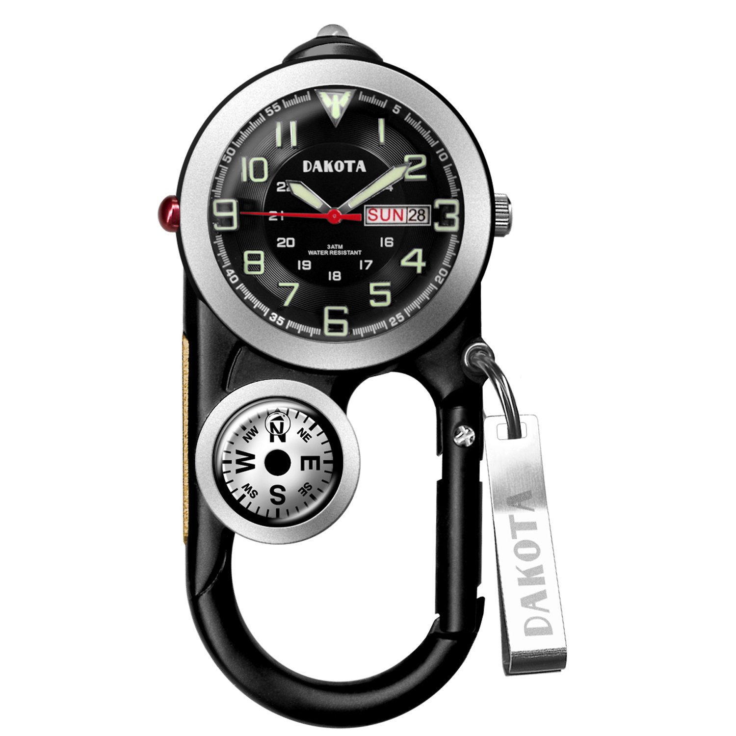 Dakota Black Angler II Clip Watch Sports & Outdoors