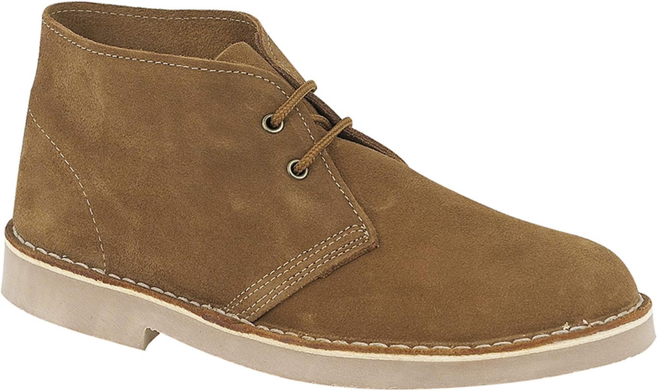 Mens Leather Suede Classic Retro Desert Lace Up Ankle Boots Shoes Size-Sand-UK 9