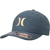 Hurley Mens Baseball Cap - Moisture Wicking Curved Brim Flexfit Fitted Hats for Men with H2O-Dri Sweatband (Sizes: S-XL)