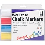 Pentel Arts Wet Erase Chalk Marker Set, Jumbo