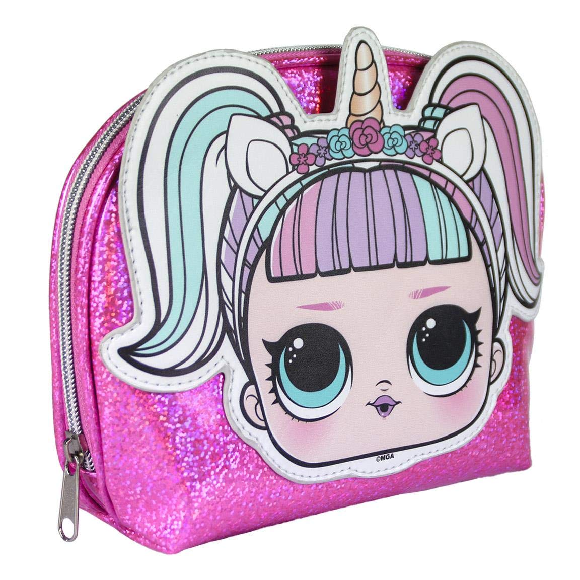 Cerdá Unisex Kids Neceser Set Aseo/viaje Lol Toilet/Travel Set Lol Not Applicable, Multi, 22.4 Xx 16.5 Xx 5.0 cm