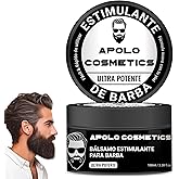 Para Barba, Crecimiento De Barba Para Hombre, Beard Stimulating Balm Beard Cream, Estimulante De Barba Ultra Potente, Beard Balm for Men Growth Oil, Balsamo Negro Moisturizes Strengthens (1PCS)