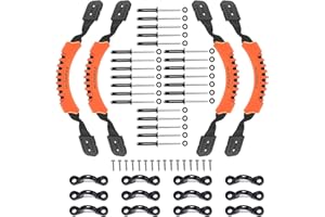 HLOGREE Kayak Handles 2/4 Pack,Kayak Carry Handle with Rivets,Kayak Replacement Handles,Kayak Handles for Emotion/Pelican/Hobie/Lifetime/sit on top/Ocean/Wilderness Accessories,Kayak Parts