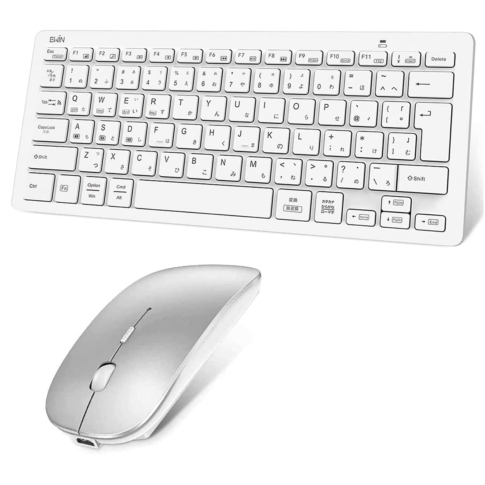 Ewin 日本語配列ワイヤレスキーボードマウスセットの商品画像