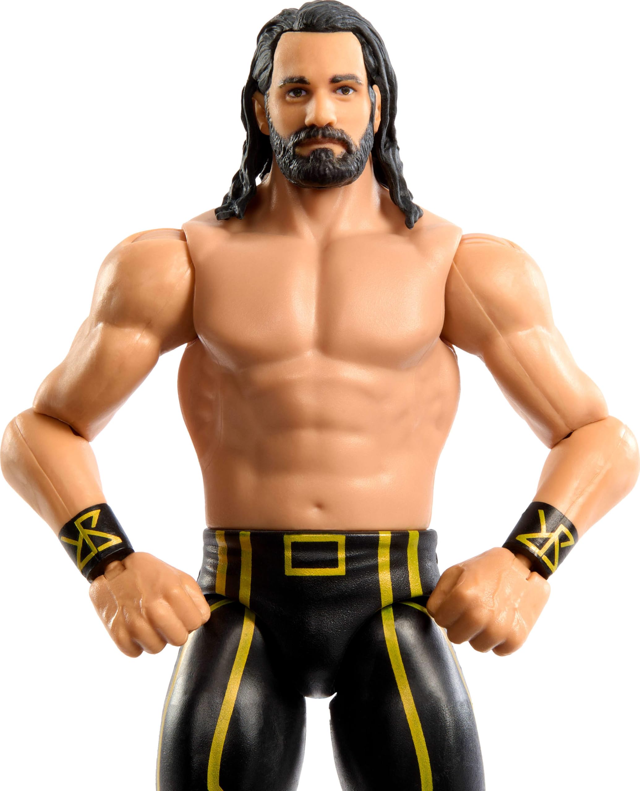 Mattel WWE Seth “Freakin” Rollins Action Figure, Main Event Series #152 6-inch Collectible with 10 Articulation Points & Life-Like Look