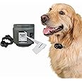 Premier Pet Wireless Dog Fence System - Circular Boundary, Adjustable Up to ½ Acre, Waterproof Collar with Tone and 5 Static Correction Levels, Expandable for Multiple Dogs, No Digging Required
