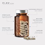 CLAV Organic Thyroid Support Capsules with Kelp Iodine Selenium 120 view 7