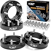 KSP 1.25" Wheel Spacers for Tacoma 6 Lug Wheel,4pcs 6x5.5 Hubcentric Spacer fit for 4runner Tundra Fj Cruiser Sequoia,32mm Forged Spacer with 12x1.5 Stud 106mm Center Bore,6x139.7 Aluminum Tire Spacer