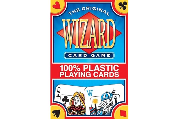 Wizard Card Game 100% Plastic Playing Cards