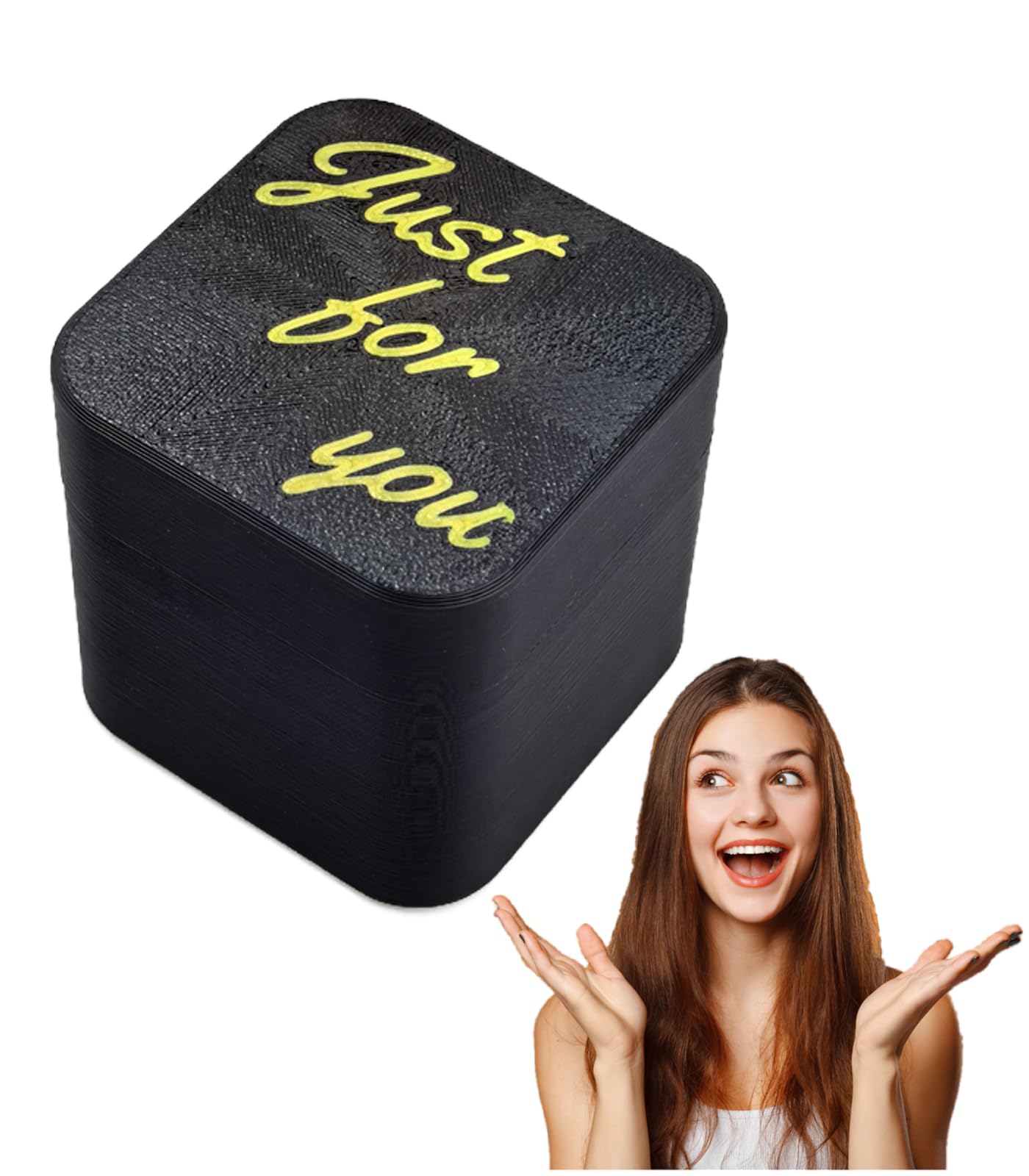 Photo 1 of  2 WOPLAY Surprise Finger in a Box,Funny Christmas Gag Gifts for Adults,Perfect Spoof Hand Prank Pop Up Gift with Box for Men (Black, 1pcs)