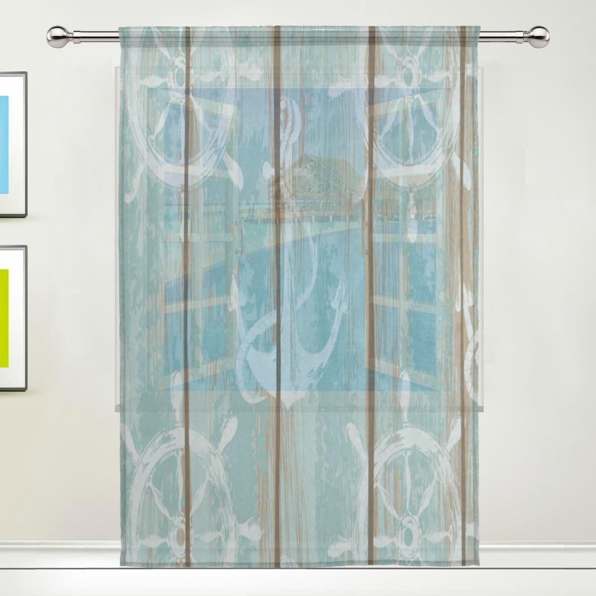 Amazon Com Tsweethome Window Treatments Sheer Curtains Draperies