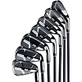 Precise A9 - Men's Golf Iron Set | Project X Cypher Graphite Shafts, 7 Clubs 5-SW, Dual-Compound Grips, Lightweight Distance, Regular/Tall, Right Hand