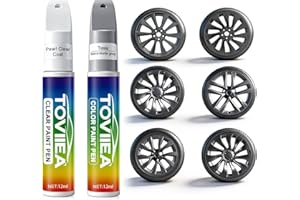 TOVIIEA Gunpowder Rim Touch Up Paint tesla Model,2-In-1 Car Scratch Remover Pen,Car Paint Scratch Repair Kit for Scratches,Ch