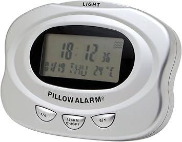 Amazon Com Hydas Under Pillow Alarm Silver Health Personal Care
