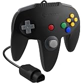 Hyperkin "Captain" Premium Controller for N64 (Black) | Classic Retro Gamepad with 10 ft. Cable
