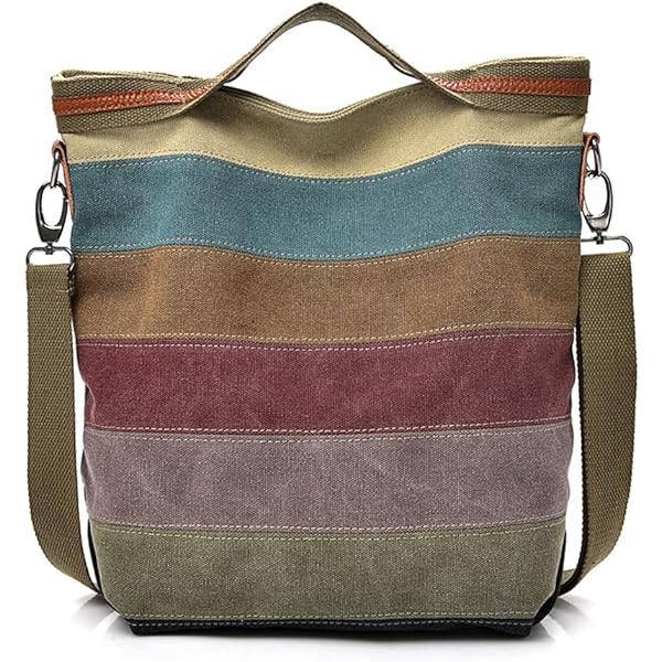 Amazon.com: CVFAJI Womens Shoulder Bags Canvas Hobo Handbags