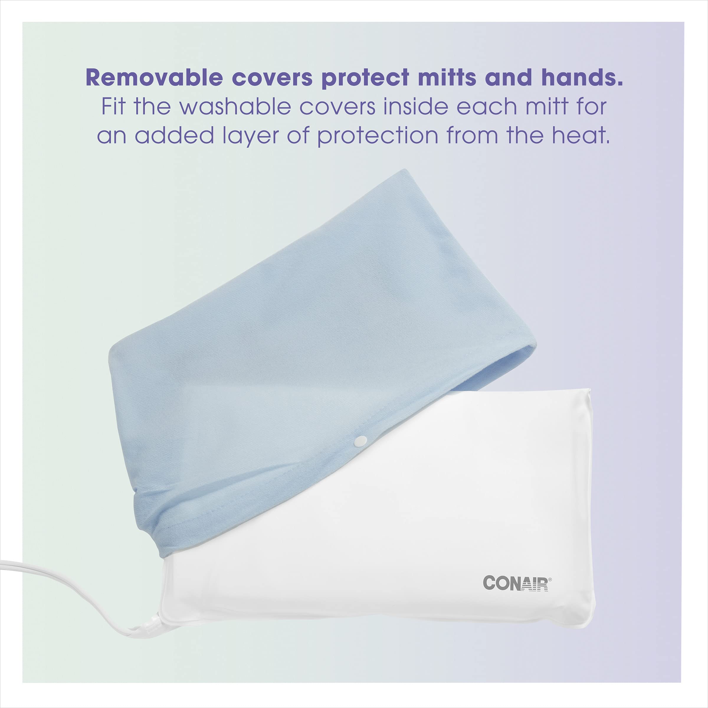 True Glow by Conair Hand Warmer - Electric Hand Warmer Thermal Spa - Heated Lotion Beauty Mitts - Packaging May Vary