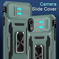 DEERLAMN Case for iPhone XR with Slide Camera