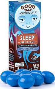 Good Day Chocolate, Chocolate Sleep Supplement, 8 Count