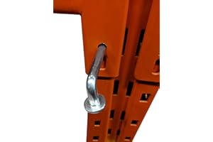 KEGOMAS Pallet Rack Universal Pin (Pack of 50) | Heavy Duty J Bolt Safety Pins for Warehouse, Home or DIY Pallet Racks & Shelving Units | OSHA and ANSI Compliant Steel Safety Clip Design