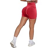 SZKANI Butt Lifting Workout Shorts for Women Booty Seamless Scrunch Butt Gym Shorts High Waist Yoga Biker Shorts