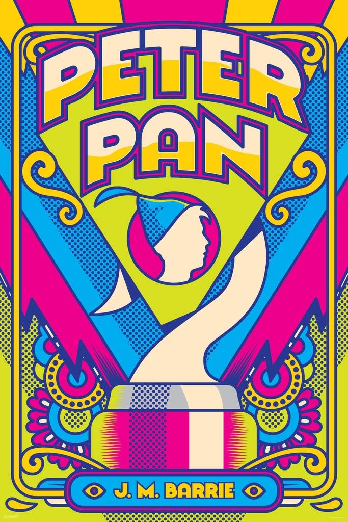 Pyramid America Peter Pan JM Barrie Retro Cool Wall Decor Art Print Poster 24x36
