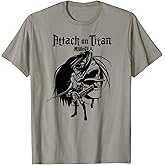 Attack on Titan Eren and Titan Anime Silhouette T-Shirt