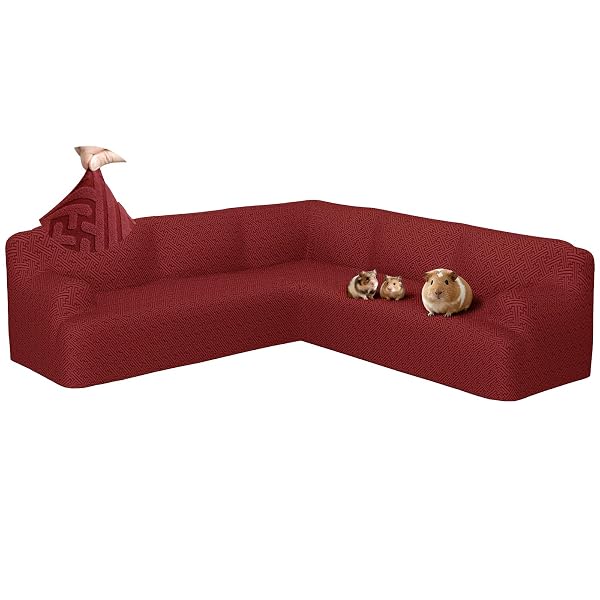 ROFASVCO SECTIONAL COUCH COVERS L SHAPE SOFA COVER...