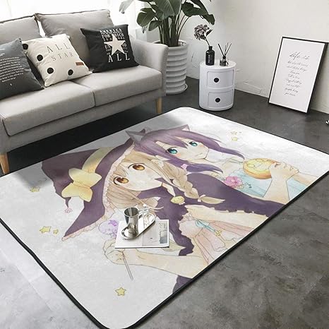 Amazon Co Jp カーペット安達としまむら フランネル生地 ラグ マット 滑り止め付き北欧風 丸洗い おしゃれ 折り畳み可能 ホール リビング ベッドルーム プレイマット 四季通用 ホーム キッチン