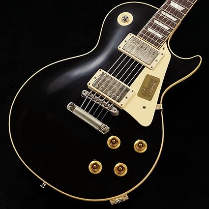 Amazon Gibson Custom Shop ギブソン エレキギター Standard Historic Japan Special Run 1958 Les Paul Standard Reissue Vos Lamp Black エレキギター 楽器