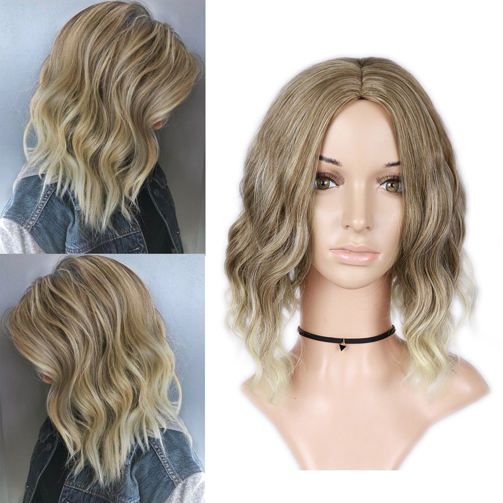 Buy Hanne Hair 14 Inches Women Girls Wigs Short Curly Synthetic