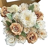 FACINOC Roses Artificial Flowers Nude Bouquet Box